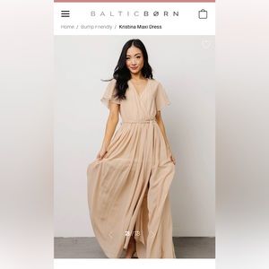 Kristina maxi dress-neutral